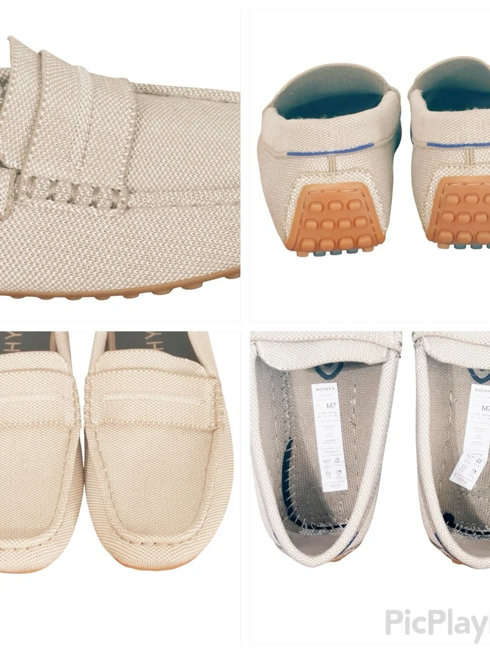 Rothy’s The Driver Loafer Oatmeal SZ M7